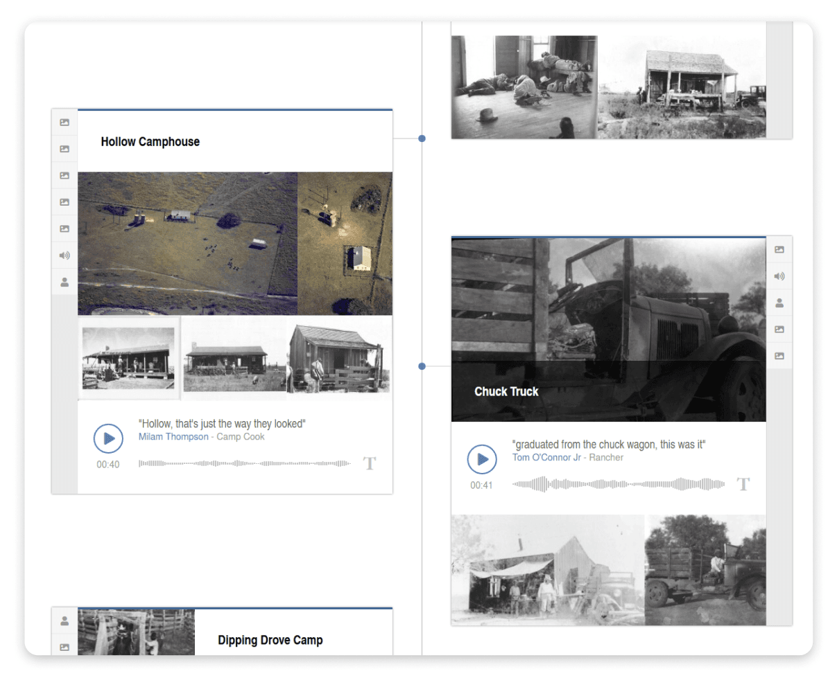 Online museum topic modules
